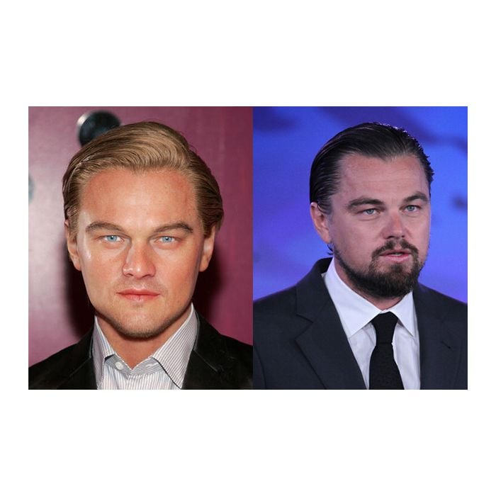 Leonardo DiCaprio com e sem barba