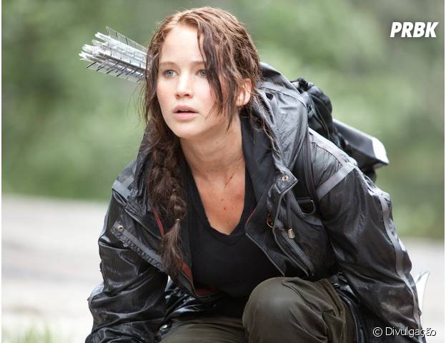 Jennifer Lawrence é a protagonista da saga "Jogos Vorazes"