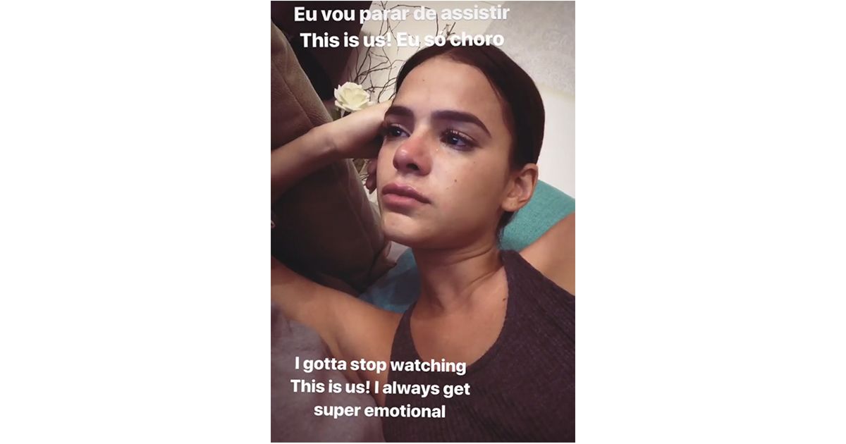 Bruna Marquezine Chora Assistindo This Is Us Vou Parar De Assistir Purebreak