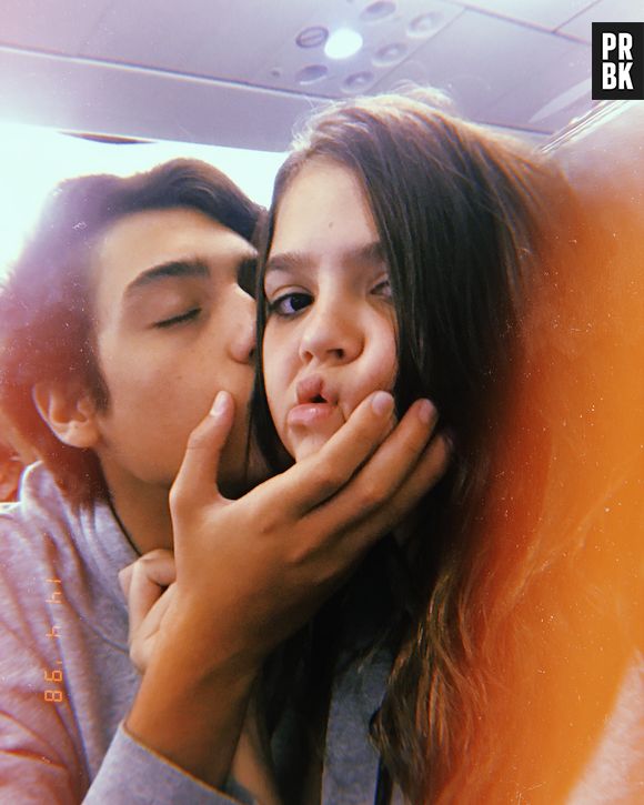 Mel Maia, de 13 anos, está namorando pela primeira vez. Erick Andreas é o nome do eleito!