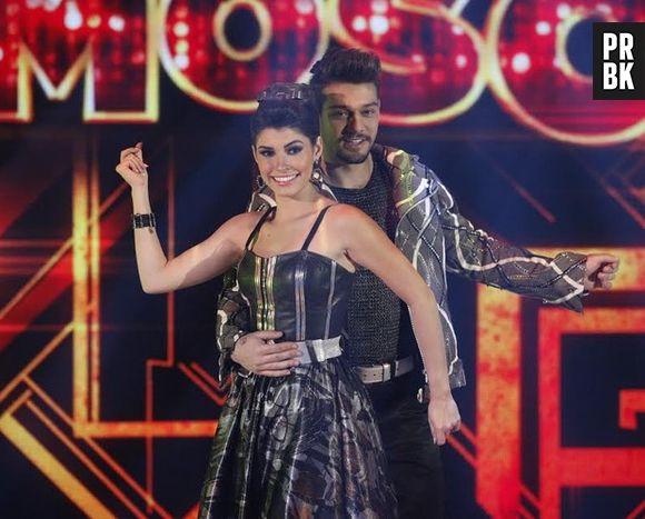 Lucas Lucco ficou no maior climão na "Dança dos Famosos 2014" por causa de seu suposto romance com Ana Paula Guedes