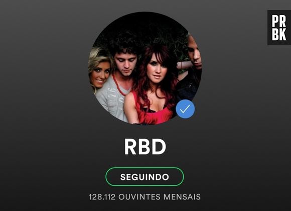 RBD tem todas as contas em redes sociais e streaming verificadas