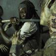  Michonne (Danai Gurira) e sua katana mortal s&atilde;o assunto em "The Walking Dead" 