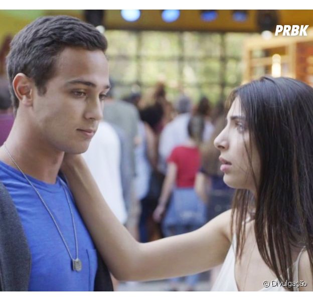 Em "Malhação", Pérola (Rayssa Bratillieri) e Márcio (André Luís Frambach) podem terminar o namoro nessa reta final!