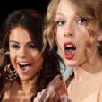  Selena Gomez compareceu ao programa americano "The Talk" e teceu elogios &agrave; amiga Taylor Swift 