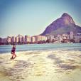 Giovanna Lancellotti postou uma foto super radical e compartilhou seu amor pelo Rio de Janeiro: " Aqui minha foto do meu lugar preferido no Rio!!" 