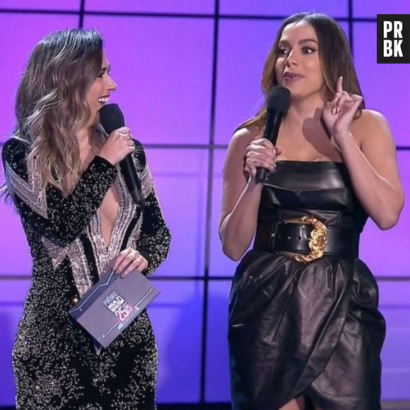 Em 2018, Anitta apresentou o Prêmio Multishow com Tatá Werneck