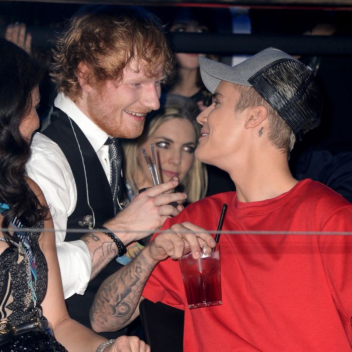 Justin Bieber e Ed Sheeran estão juntos em projeto misterioso