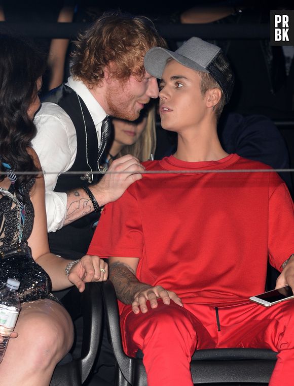 Já estamos ansiosos para saber o que Justin Bieber e Ed Sheeran estão aprontando juntos!