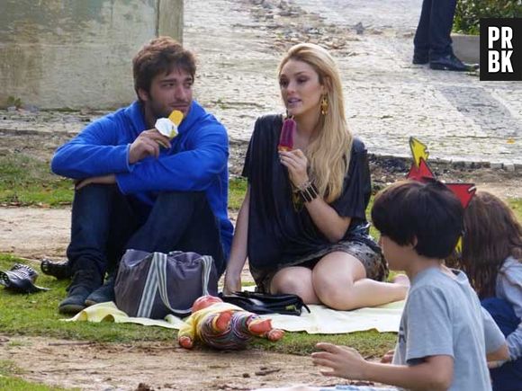 Enquanto isso, Davi (Humberto Carrão) e Megan (Isabelle Drummond) se divertem muito na Gambiarra, na novela "Geração Brasil", da Globo