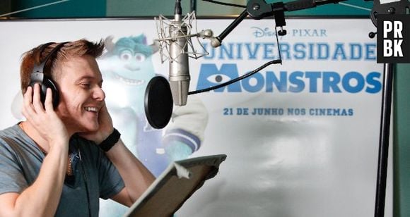 Entre um show e outro, o cantor Michel Teló emprestou sua voz ao longa "Universidade Monstros", em 2013