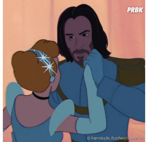 Artista recria príncipes da Disney com o rosto de Keanu Reeves