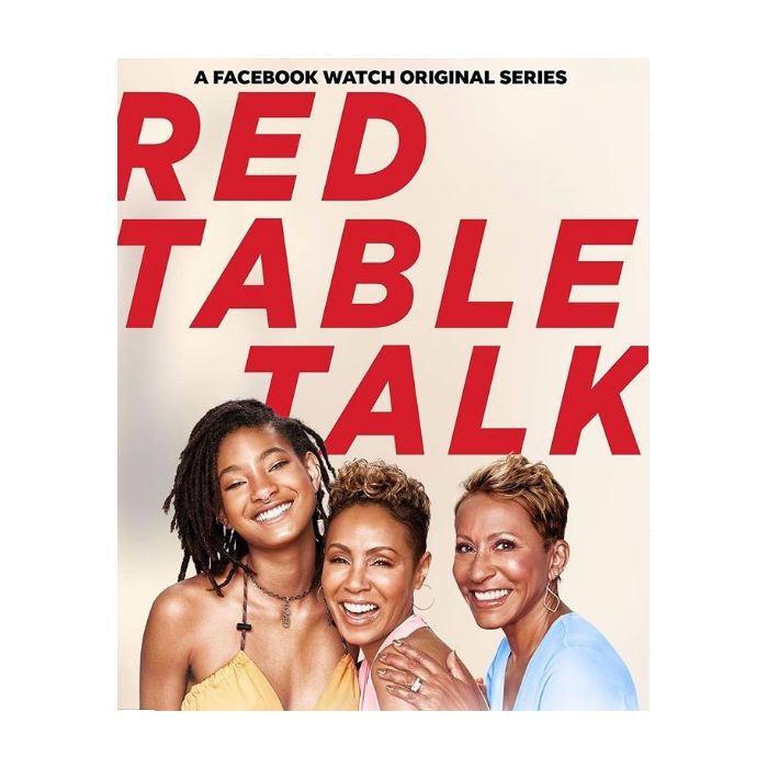 Jada Pinkett Smith, sua mãe Adrienne e Willow Smith apresentam o programa &quot;Red Table Talk&quot; pelo Facebook Watch
