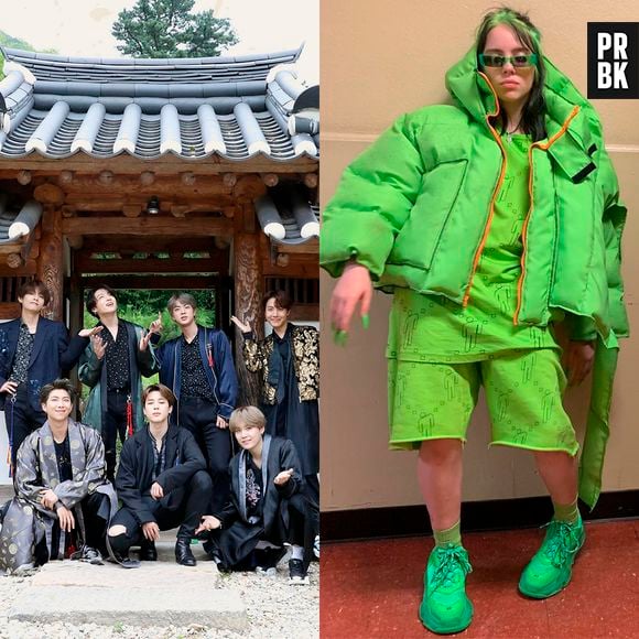 Billie Eilish rebate fãs que gritaram "não" para uma possível colaboração com o BTS: "Parem!"