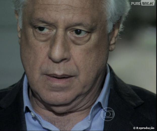 César (Antônio Fagundes) descobrirá que Bruno (Malvino Salvador) achou Paulinha (Klara Castanho) na lixeira em "Amor à Vida"