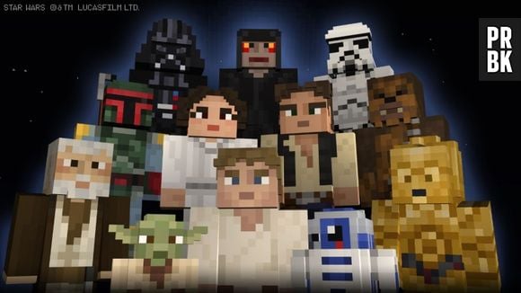 "Star Wars Classic Skin Pack" apresenta uma variedade de mais de 50 peles de heróis e vilões da Galáxia em "Minecraft".