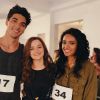 "A Barraca do Beijo 2": Joey King posa ao lado de Taylor Perez (esquerda) e Maisie Richardson Sellers (direita), que são os novos personagens da sequência