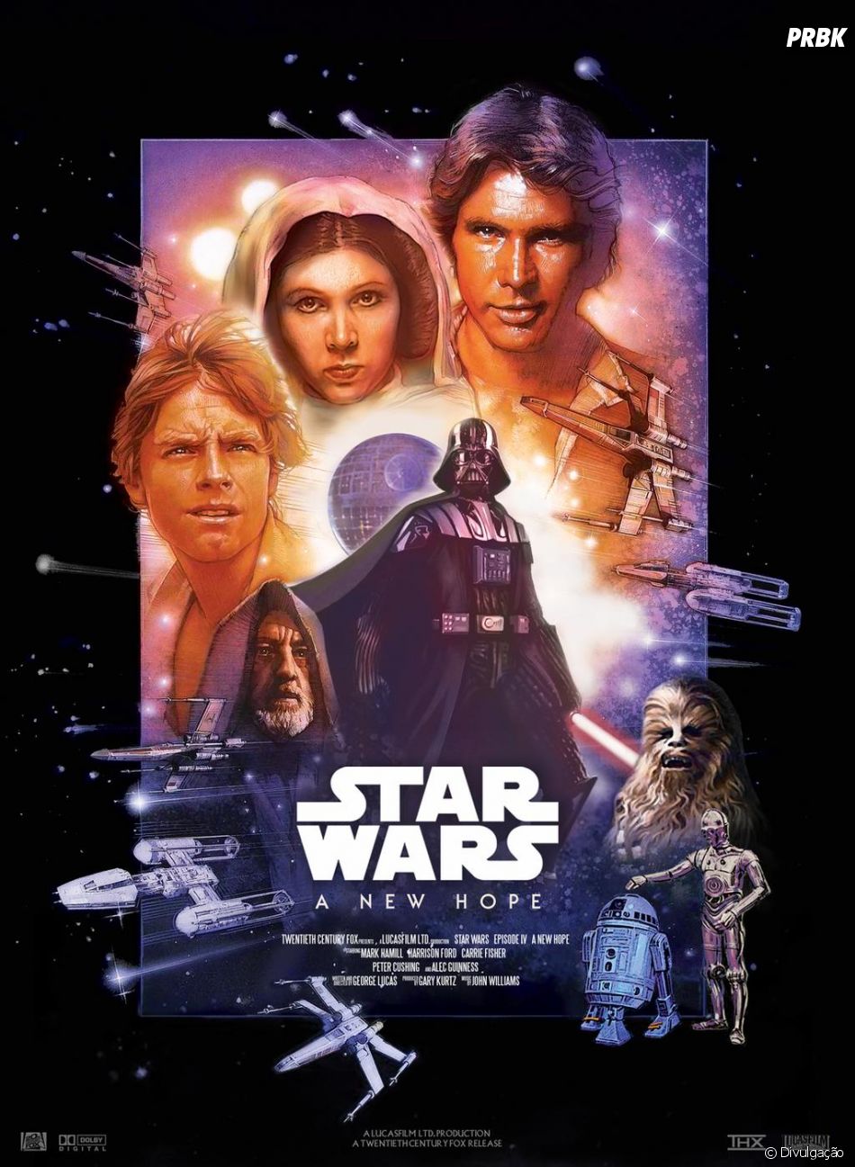 Star Wars Episódio Iv Uma Nova Esperança é O Primeiro Filme Da Saga