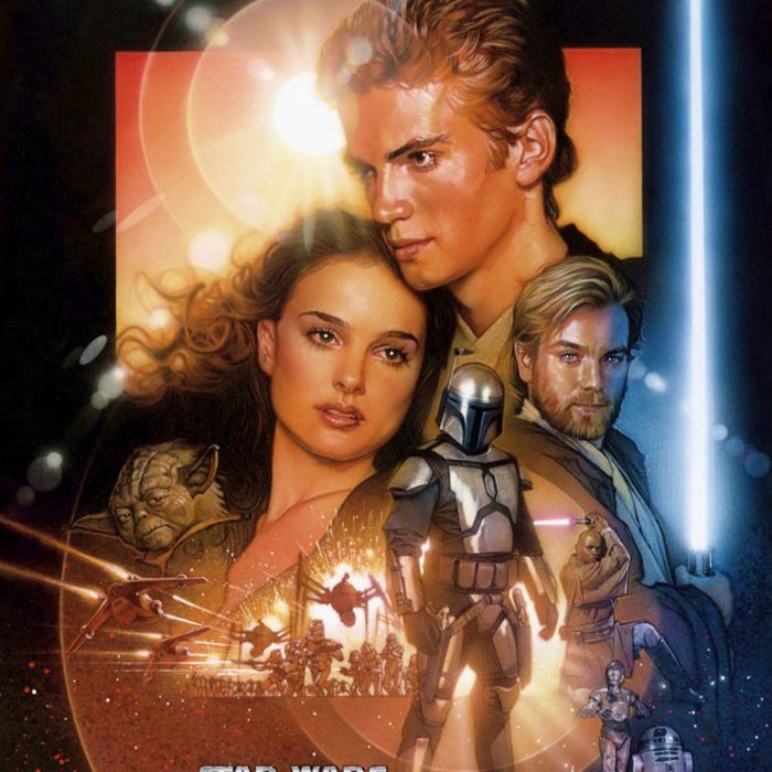 &quot;Star Wars: Episódio II - Ataque dos Clones&quot;: deu continuidade à história de Anakin Skywalker (Hayden Christensen), agora mais velho, e aprendendo a ser um Jedi