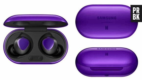 Na compra do Samsung Galaxy S20+ BTS Edition na pré-venda, você também ganha Galaxy Buds+ BTS Edition