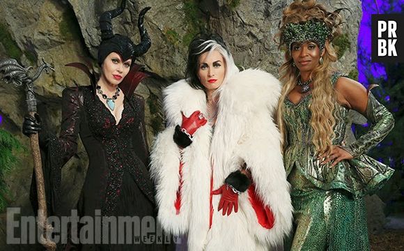 Em "Once Upon a Time", Malévola (Kristin Bauer), Cruella (Victoria Smurfit) e Ursula (Merrin Dungey) vão amedrontar todo mundo