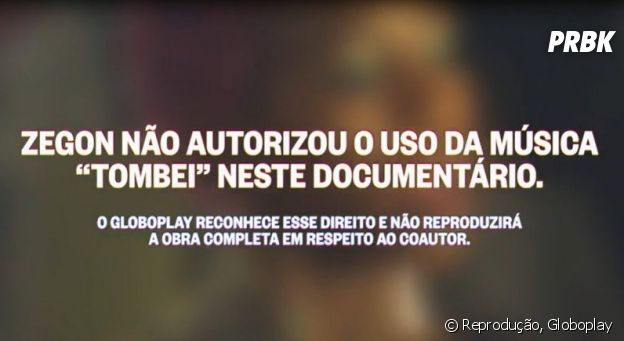 A música "Tombei" não aparece no documentário "A Vida Depois do Tombo"