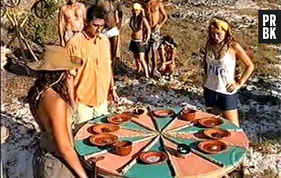 Prova de "No Limite" desafiava os participantes a rodarem uma roleta com alimentos apetitosos e nojentos que deveriam ser ingeridos