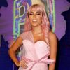 Anitta usou vestido rosa pastel da coleção outono/inverno 2021/22 da grife Georges Hobeika e lace pink