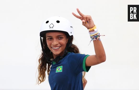 Rayssa Leal ficou em segundo lugar no skate street nas Olimpíadas de Tóquio