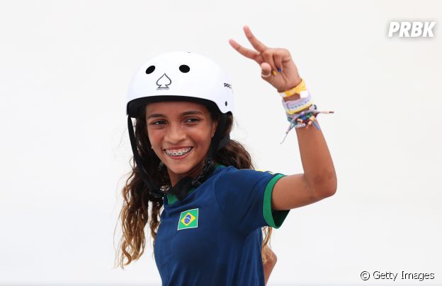Rayssa Leal ficou em segundo lugar no skate street nas Olimpíadas de Tóquio