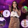 Em janeiro, Anitta apareceu bem estilosa durante a gravação do programa "Sai do Chão", da Globo