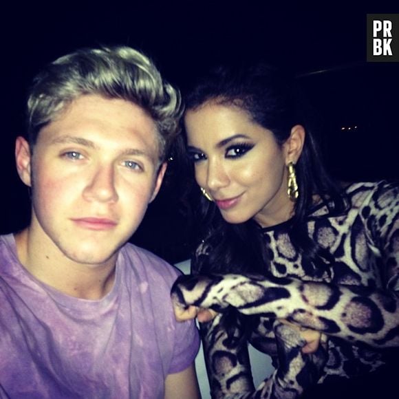 Niall Horan, do One Direction, até seguiu Anitta no Instagram após o encontro no Brasil