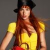 Dua Lipa apareceu ruiva em nova campanha para Versace nesta quinta-feira (2)