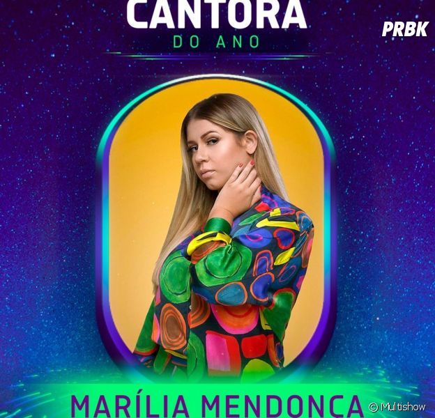 Marília Mendonça é escolhida como Cantora do Ano pelo Prêmio Multishow