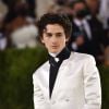 Timothée Chalamet foi uma das atrações do Met Gala 2021