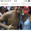 Algumas lições de propaganda + foto mal editada + "PS" mais clichê do Tinder. Com certeza tá pegando geral no app #sqn