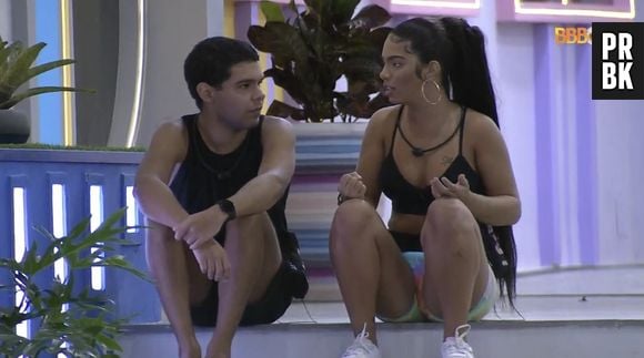 Maria, do "BBB22", desabafou com Vyni: "Segunda vez que sou agressiva"