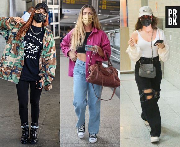 Anitta, Bruna Marquezine e mais 20 looks das famosas em aeroporto