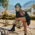 Coachella: Sasha usou bucket hat com pelinhos, nova trend do momento