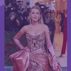 Look de Blake Lively no MET Gala 2022 fez referência misteriosa à "Gossip Girl"