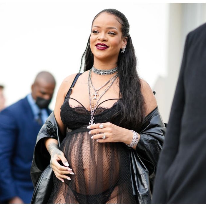 Rihanna confirmou a gravidez em janeiro, ao lado de A$AP Rocky