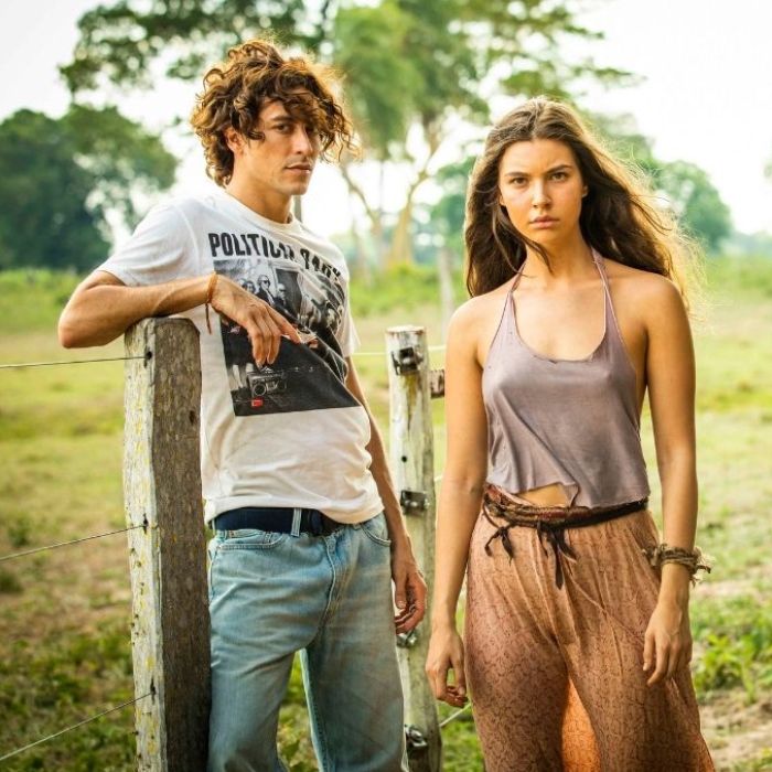 Em &quot;Pantanal&quot;, relacionamento de Jove (Jesuíta Barbosa) e Juma (Alanis Guillen) é o que move a trama