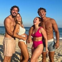 Larissa Manoela e André Luiz Frambach assumem relação com foto e web pira