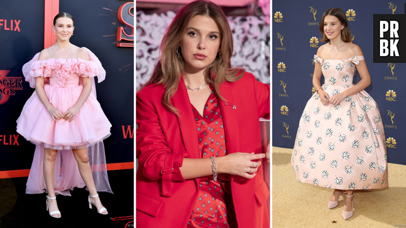 Millie Bobby Brown já usou muito rosa nos looks