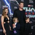 Você notou que a filha de Chris Hemsworth apareceu em 'Thor: Amor