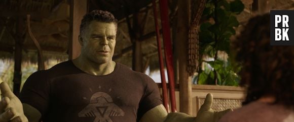 Bruce Banner/Hulk (Mark Ruffalo) é o primo de Jennifer Walters (Tatiana Maslany) em "Mulher-Hulk: Defensora de Heróis"