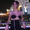 Rock in Rio: Thaila Ayala foi com AREA e Balenciaga 