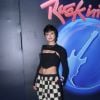 Rock in Rio: Agatha Moreira foi com estampa quadriculada