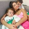 Pétala é mãe de dois filhos