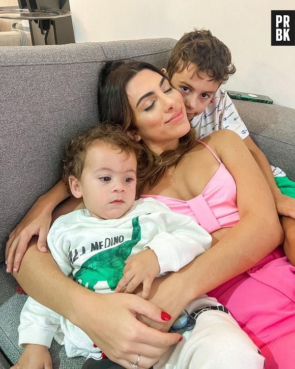 Pétala é mãe de dois filhos